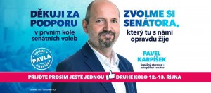 Pavel Karpíšek - II. kolo senátních voleb 2018
